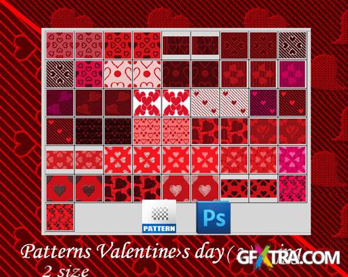 Valentine\'s Day Photoshop Patterns #2