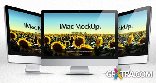 iMac Mockup PSD Template