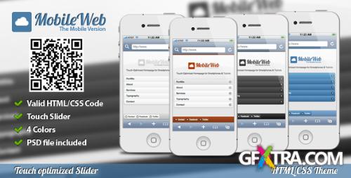 ThemeForest - MobileWeb Mobile Theme (Touch Slider) 4 Color