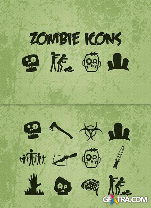 MediaLoot - Vector Zombie Icons