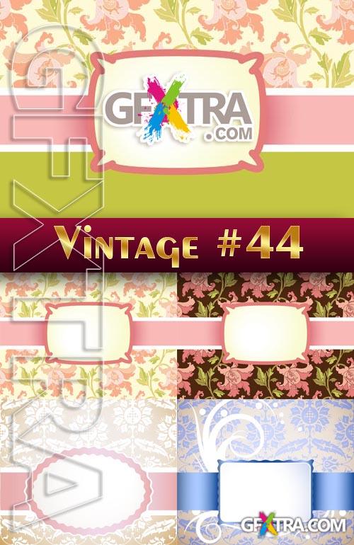 Vintage backgrounds #44 - Stock Vector