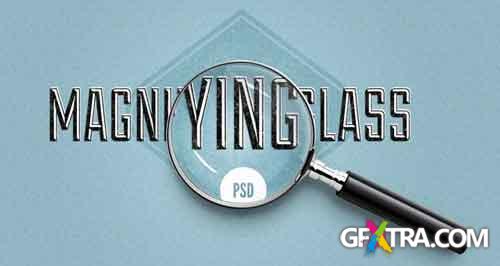Pixeden - Magnifying Glass PSD