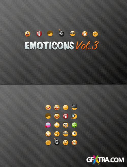 WeGraphics - Emoticons Vol 3