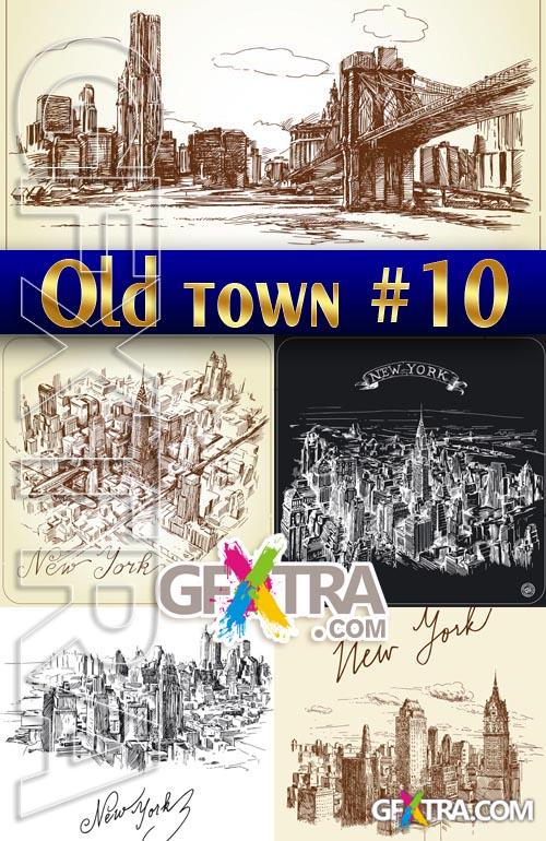 Old Town #10 - Stock Vector