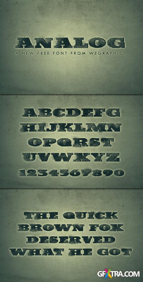 Analog - A Grunge Font for Posters OTF