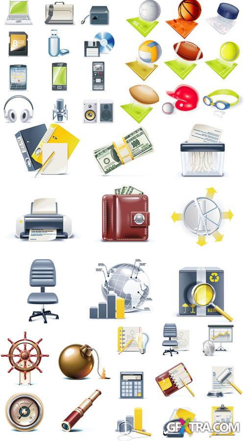 Icons & Objects for Vector Design #17