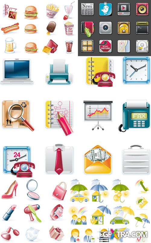 Icons & Objects for Vector Design #23