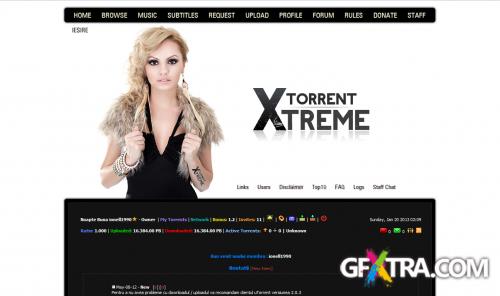XtremeTorrent - Torrent Tracker Script
