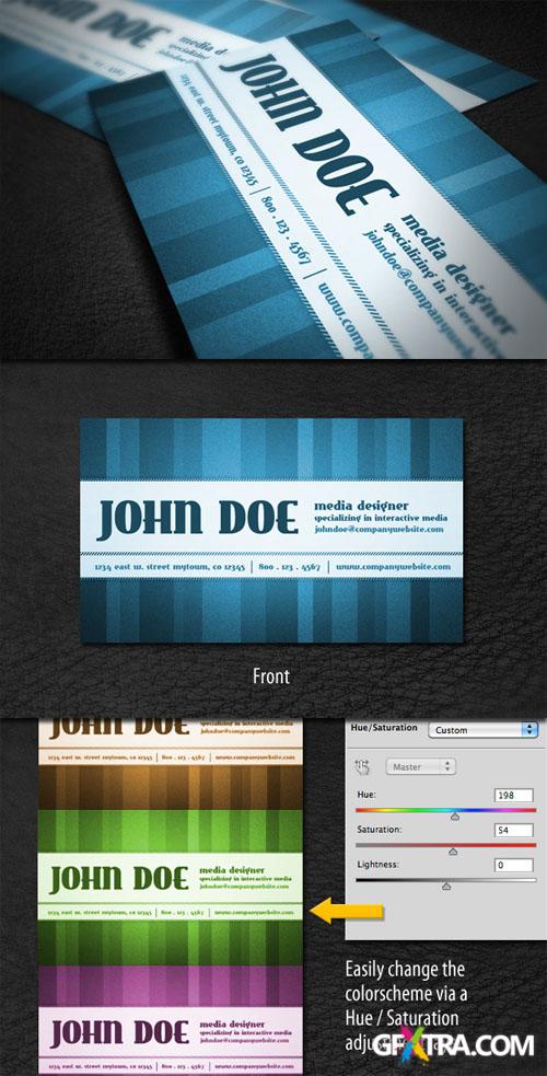 WeGraphics - Vintage Style Business Card Template