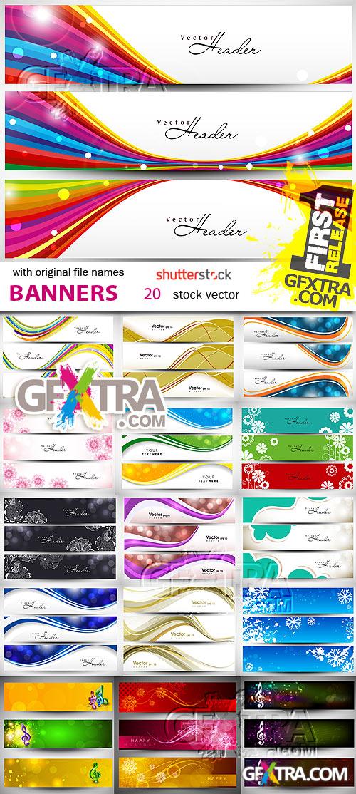 Abstract Banners 20xEPS