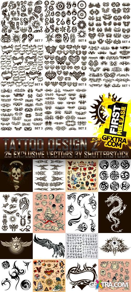 Tattoo Design 2, 25xEPS