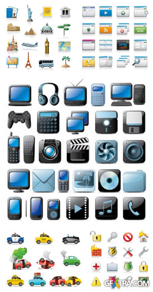 Icons & Objects for Vector Design #27