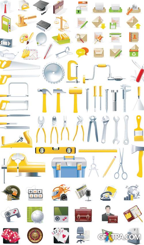 Icons & Objects for Vector Design #35