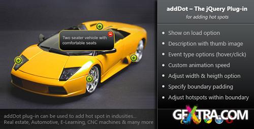 CodeCanyon - addDot - The jQuery Plug-in for Adding Hot Spots