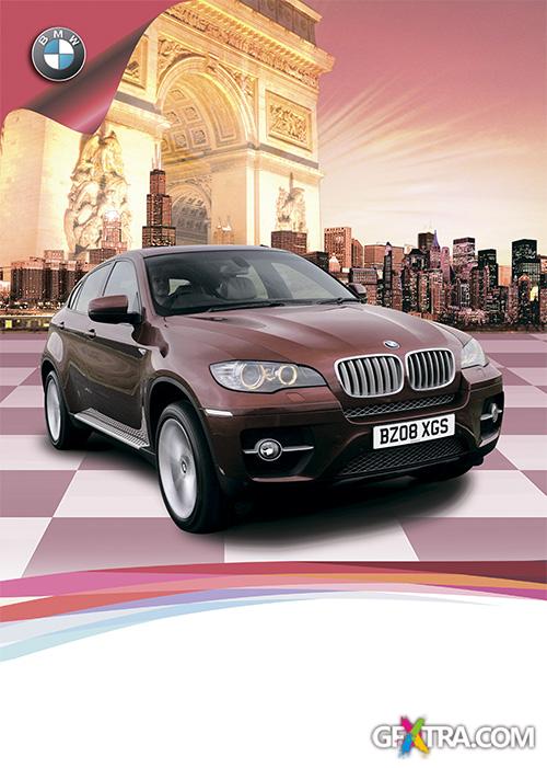 PSD Source - Advertising Car BMW X6