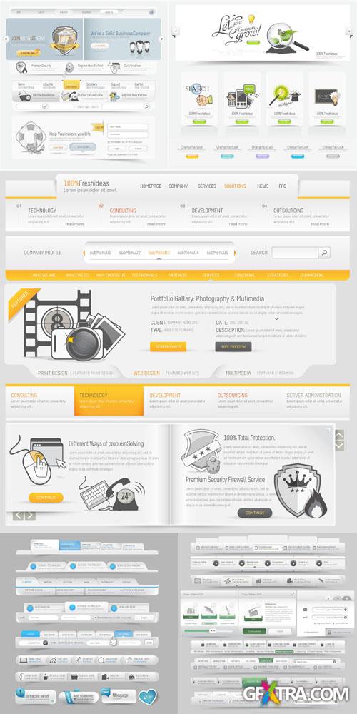 Vector Elements for Sites and Web Design #2