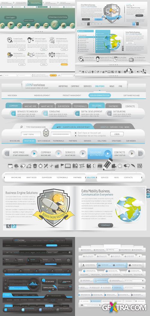 Vector Elements for Sites and Web Design #3