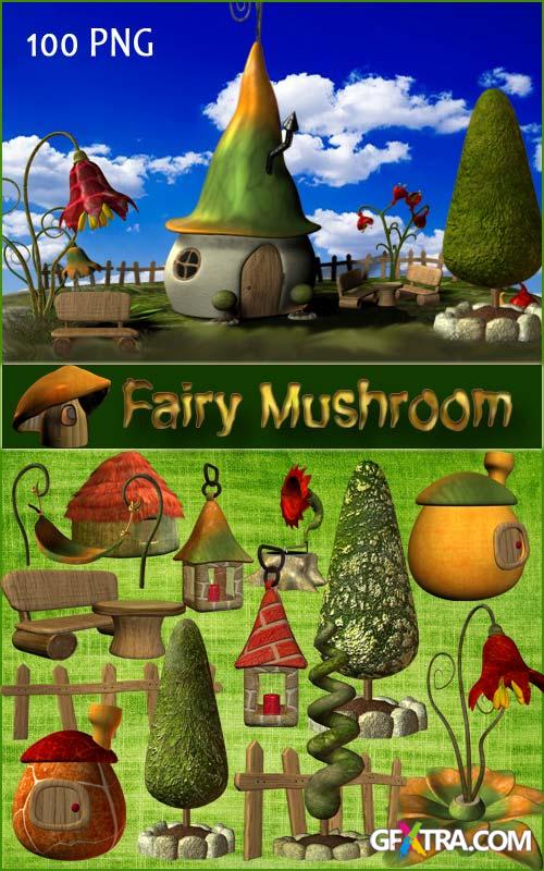 Cliparts - Fantastic mushrooms