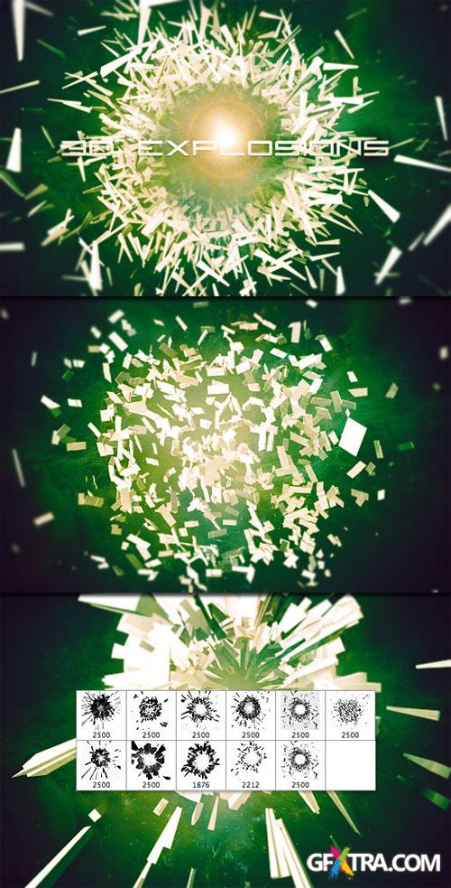 WeGraphics - 3D Explosion brushes