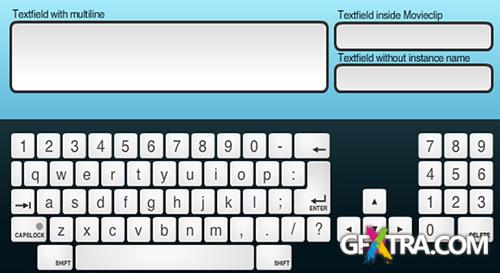ActiveDen - On screen flash keyboard