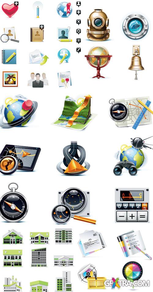 Icons & Objects for Vector Design #61