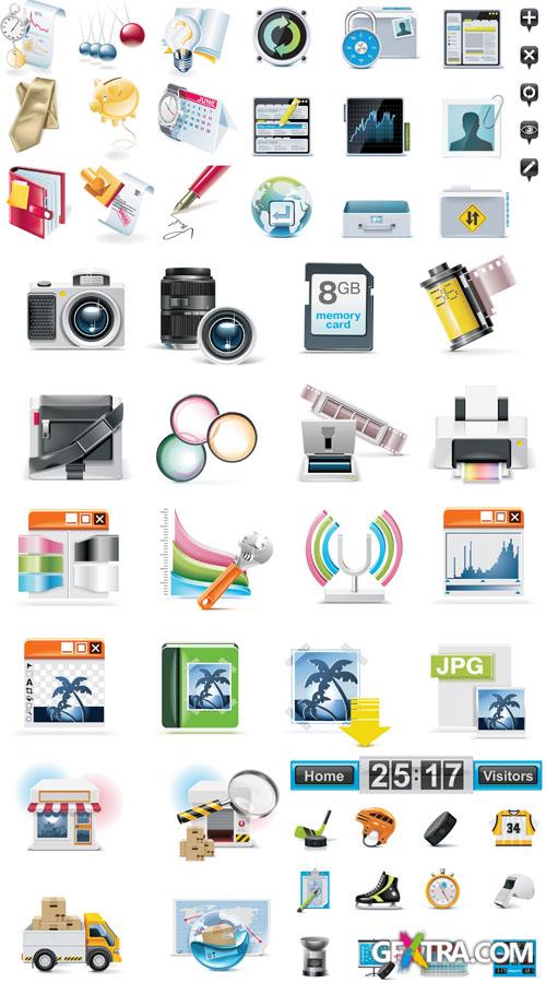Icons & Objects for Vector Design #63