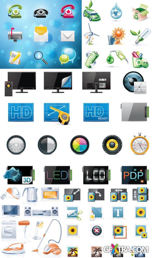 Icons & Objects for Vector Design #70