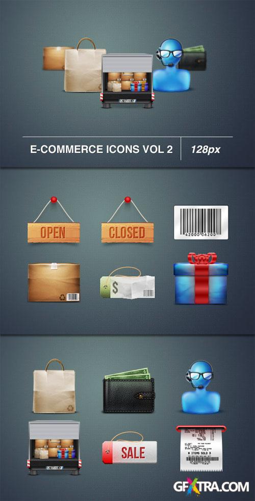 WeGraphics - E-commerce icons 128px Vol2