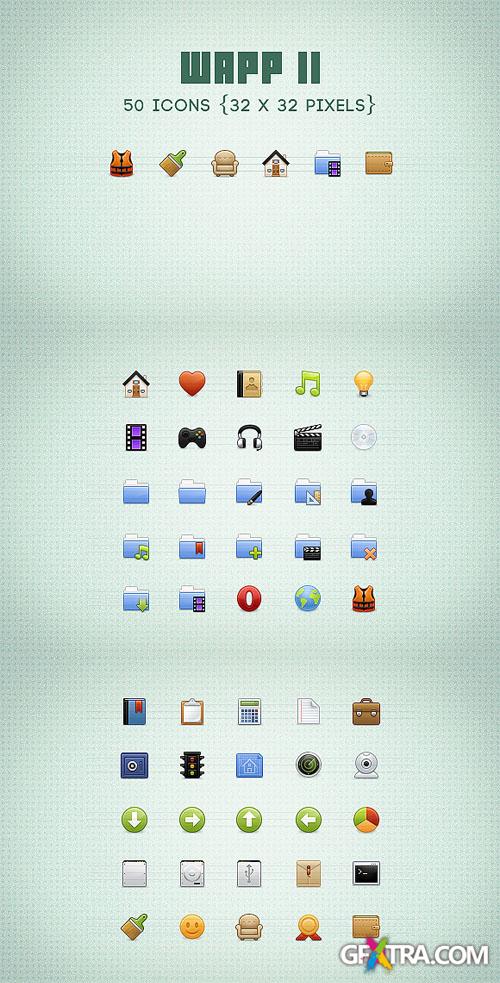 WeGraphics - Wapp, an icon set for web apps volume2