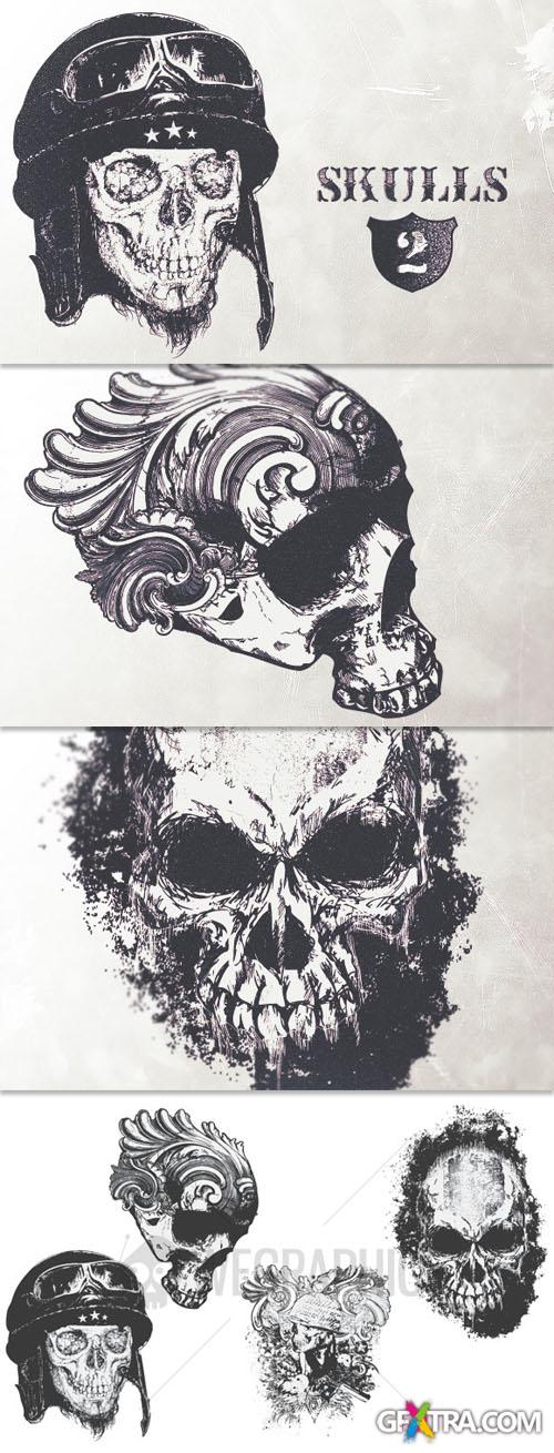 WeGraphics - Highly detailed skulls vol2