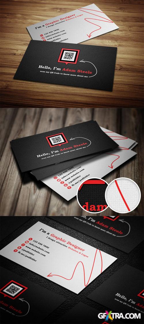 QR Code Business Cards Template