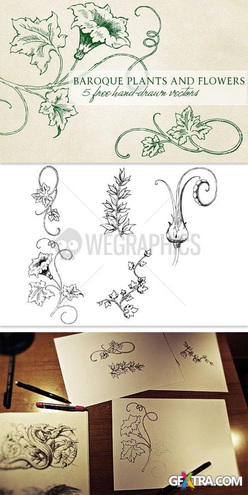 WeGraphics - Baroque plants and flowers