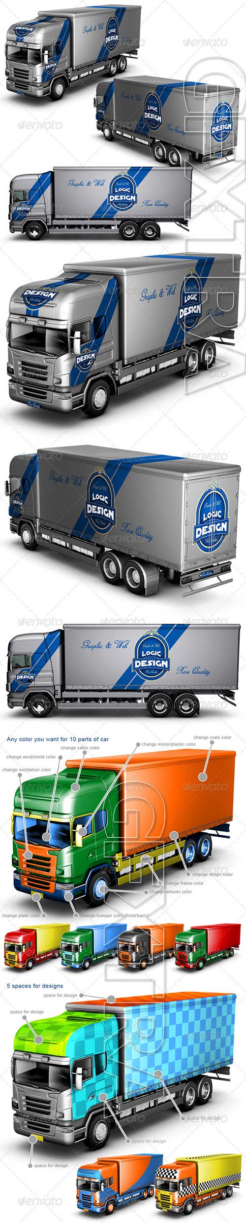 GraphicRiver - Truck Mock Up 2437189