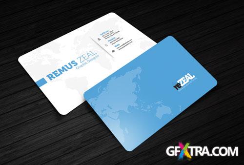 reZEAL Business Card PSD Template