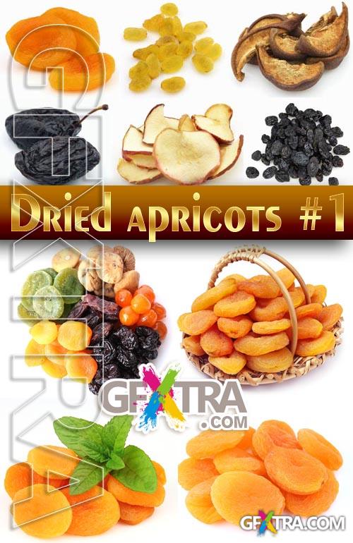 Fresh dried apricots # 1 - Stock Photo