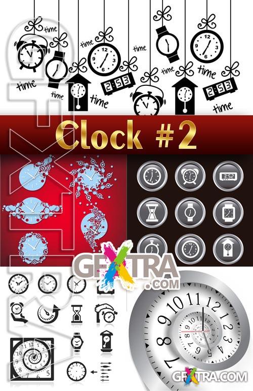 Vector Clock #2 - Stock Vector