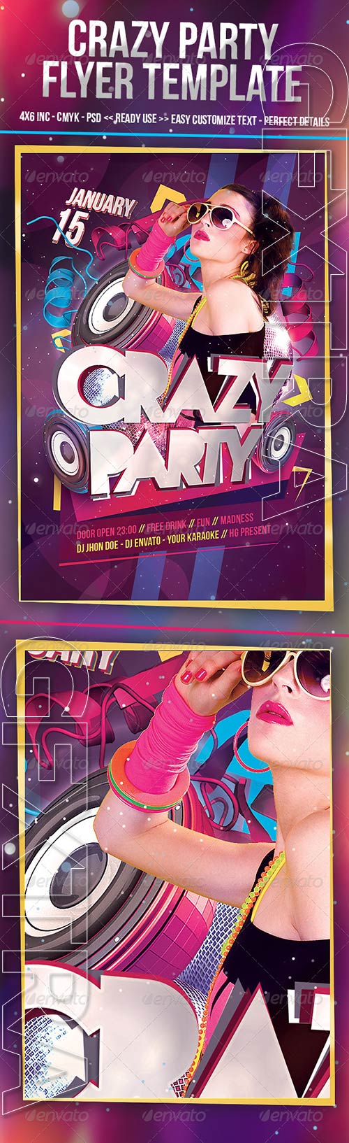 GraphicRiver - Crazy Party Flyer Template
