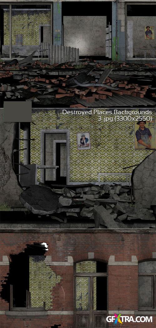 Destroyed Places Backgrounds