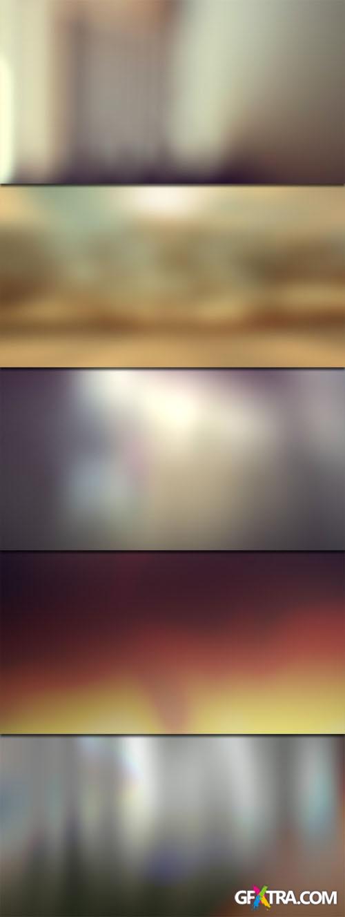 Pixeden - 5 Blurred Backgrounds Vol2