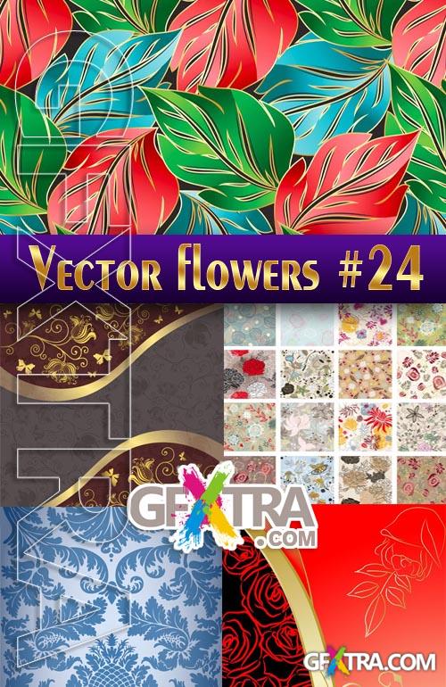 Vector Flowers #24 - Stock Vector