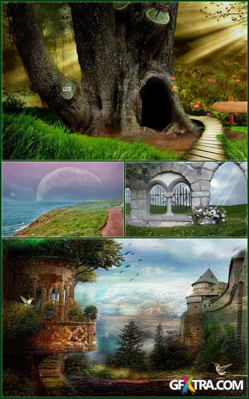 Backgrounds for photoshop - Magical Fantasy 2