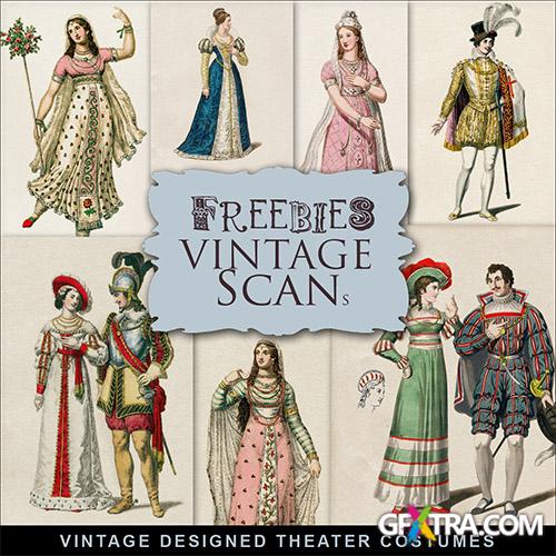 Scrap-kit - Vintage Designed Theater Costumes