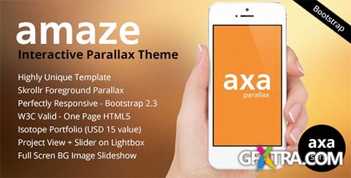 ThemeForest - AMAZE - Interactive Parallax - Responsive HTML5 - RIP