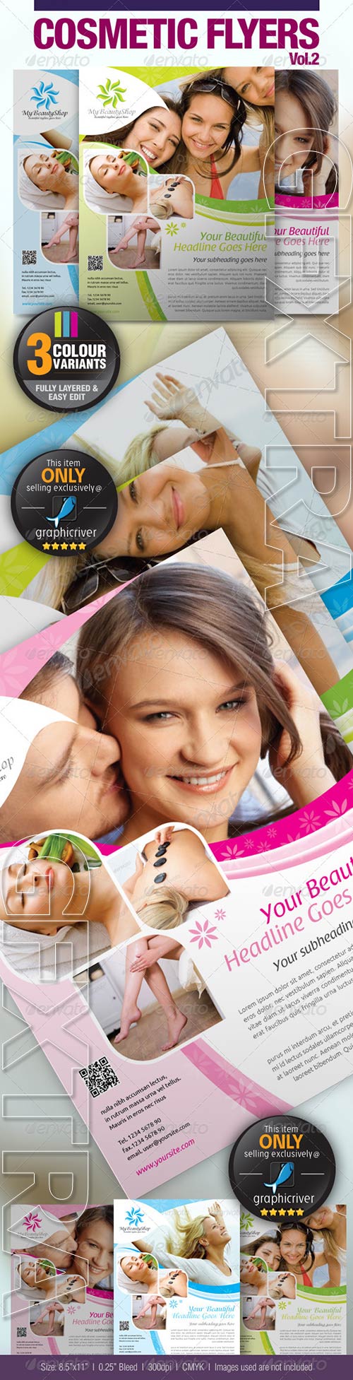 GraphicRiver - Cosmetic Flyer Vol.2