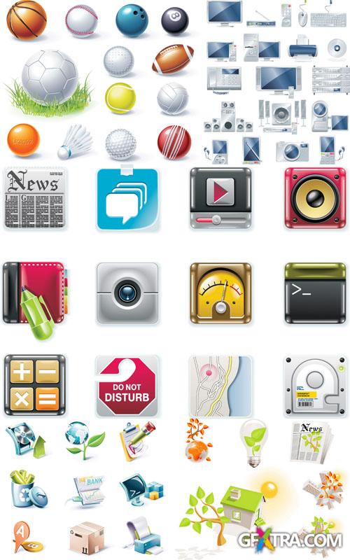 Icons & Objects for Vector Design #74