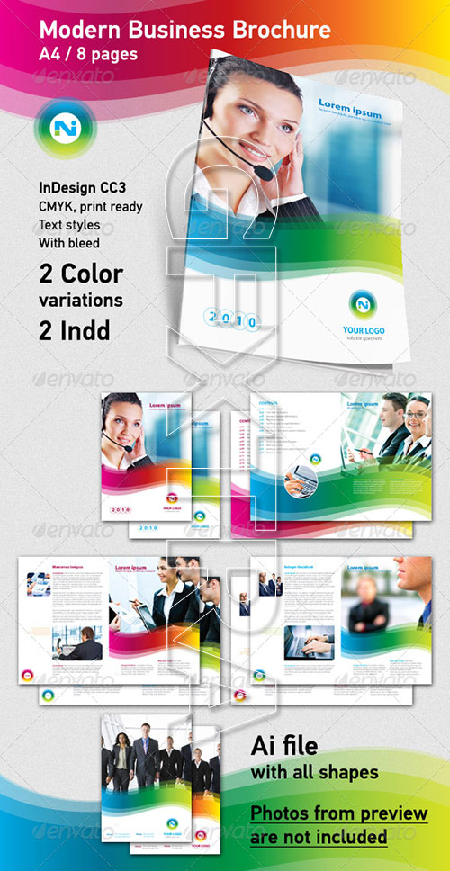 GraphicRiver - Modern Business Brochure A4 8pages