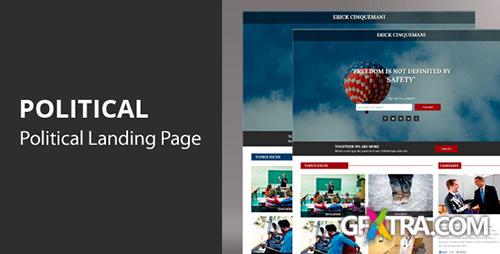 ThemeForest - Political - Responsive Landing Page - RIP