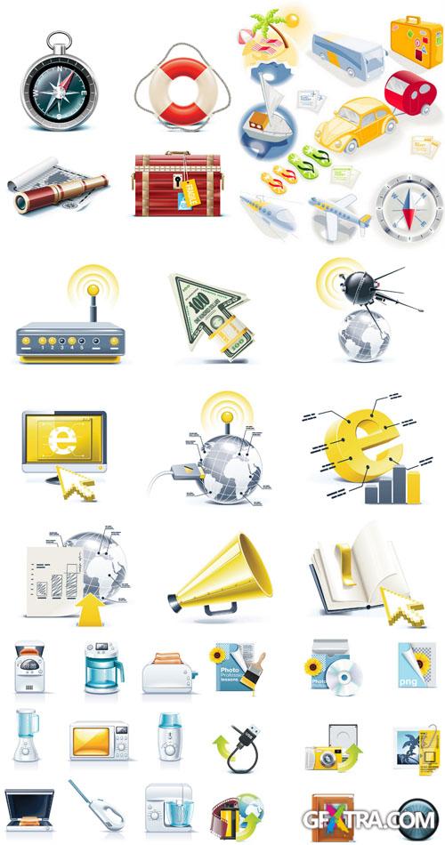 Icons & Objects for Vector Design #77