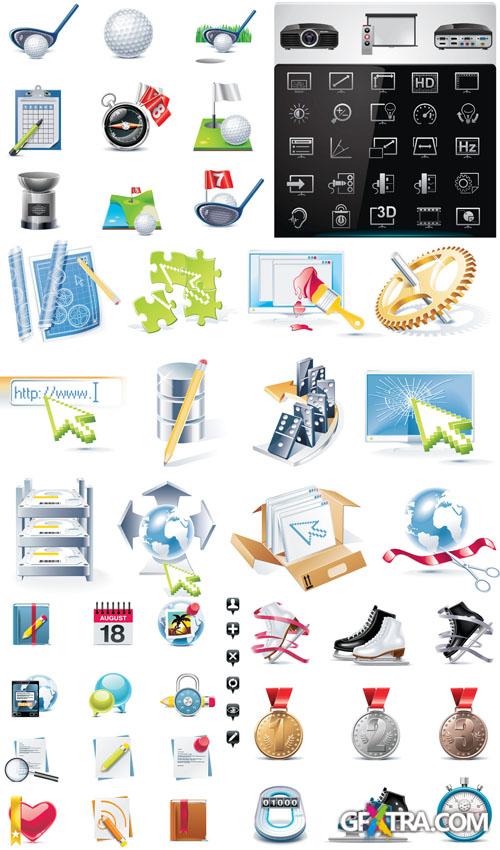 Icons & Objects for Vector Design #79
