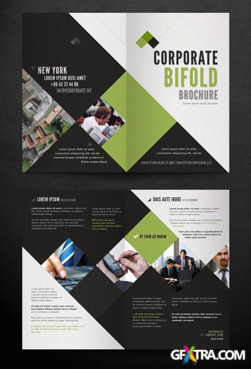 Pixeden - Corporate Bi Fold Brochure Template